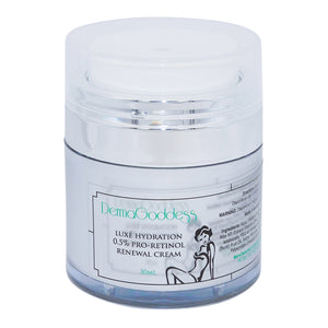 DermaGoddess Luxé Hydration 0.5% Pro retinol Renewal Cream